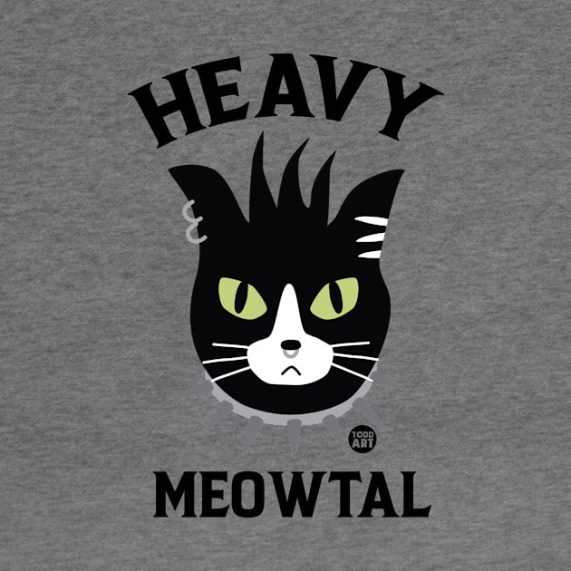 HEAVY MEOWTAL by toddgoldmanart